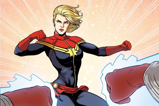 Larson Finally Reveals “Captain Marvel” Outfit