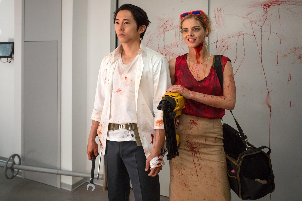 Yeun Unleashes “Mayhem” in Trailer to Joe Lynch’s Latest!