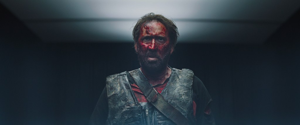 Cage Unleashes Bloody Justice in “Mandy” Trailer